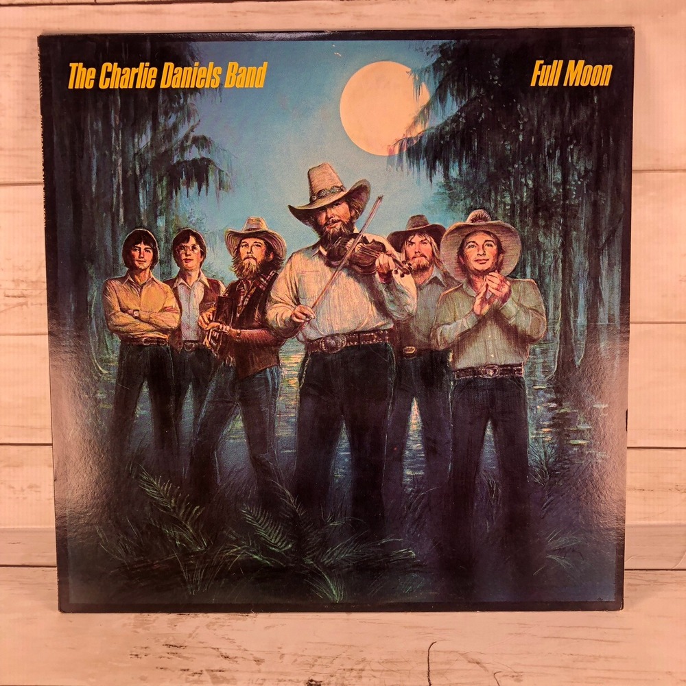 The Charlie‎ Daniels Band Full Moon Vinyl LP Record Epic FE 36571 Southern Rock